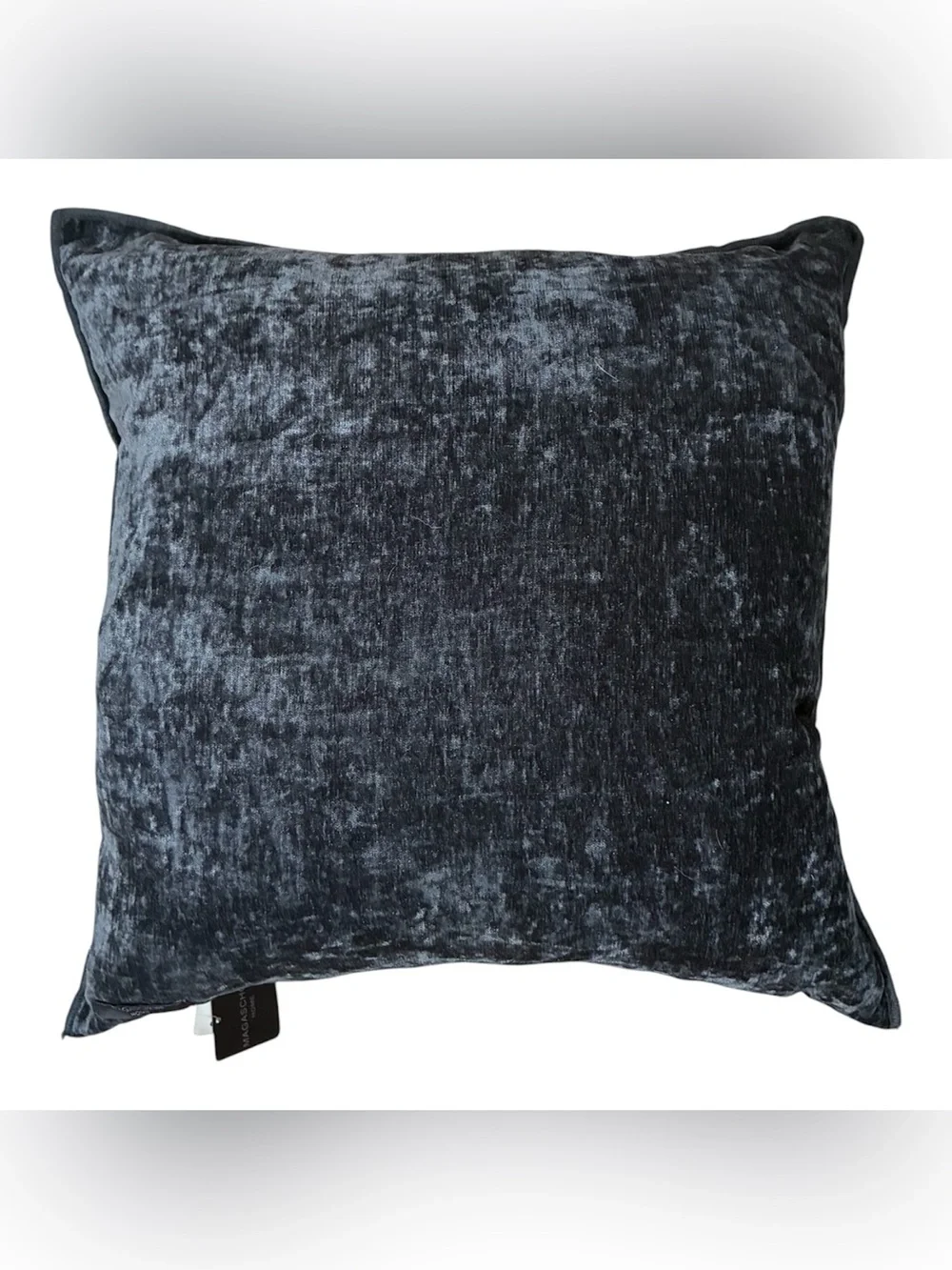 MAGASCHONI Ghost Rhinestone Glam Pillow Black Halloween new 20”